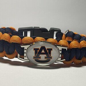 Auburn Tigers NCAA Paracord Bracelet NEW